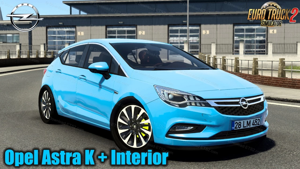 Opel Astra K + Interior v1.9 (1.43.x) for ETS2