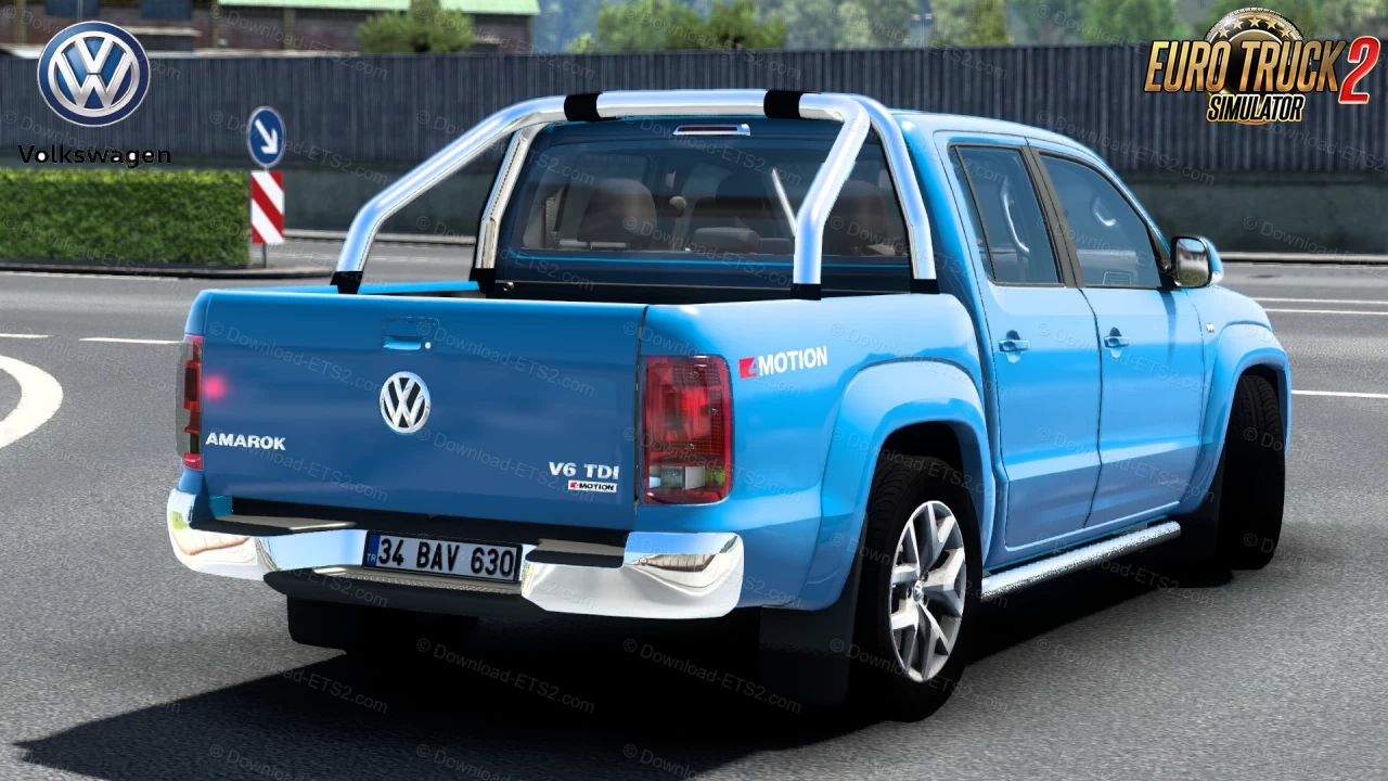 Volkswagen Amarok V6 + Interior v2.0 (1.44.x) for ETS2