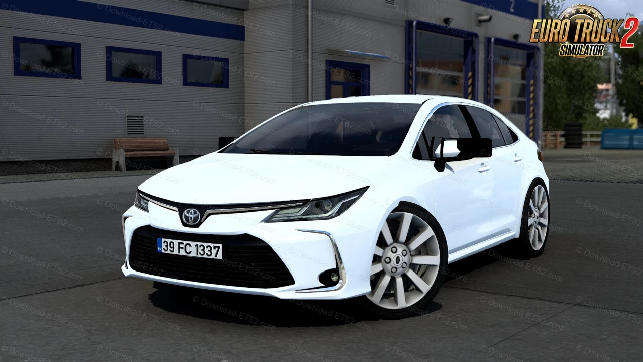 Toyota Corolla 2020 + Interior v2.0 (1.44.x) for ETS2