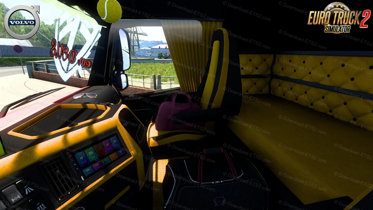 Volvo NH12 Truck + Interior v1.5 (1.45.x) for ETS2