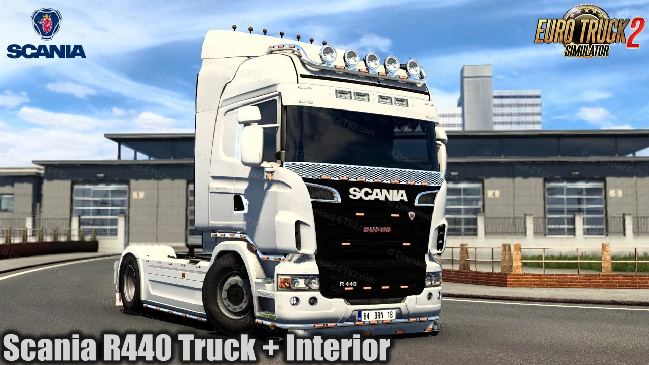 Scania R440 Truck + Interior v1.0 (1.40.x) for ETS2