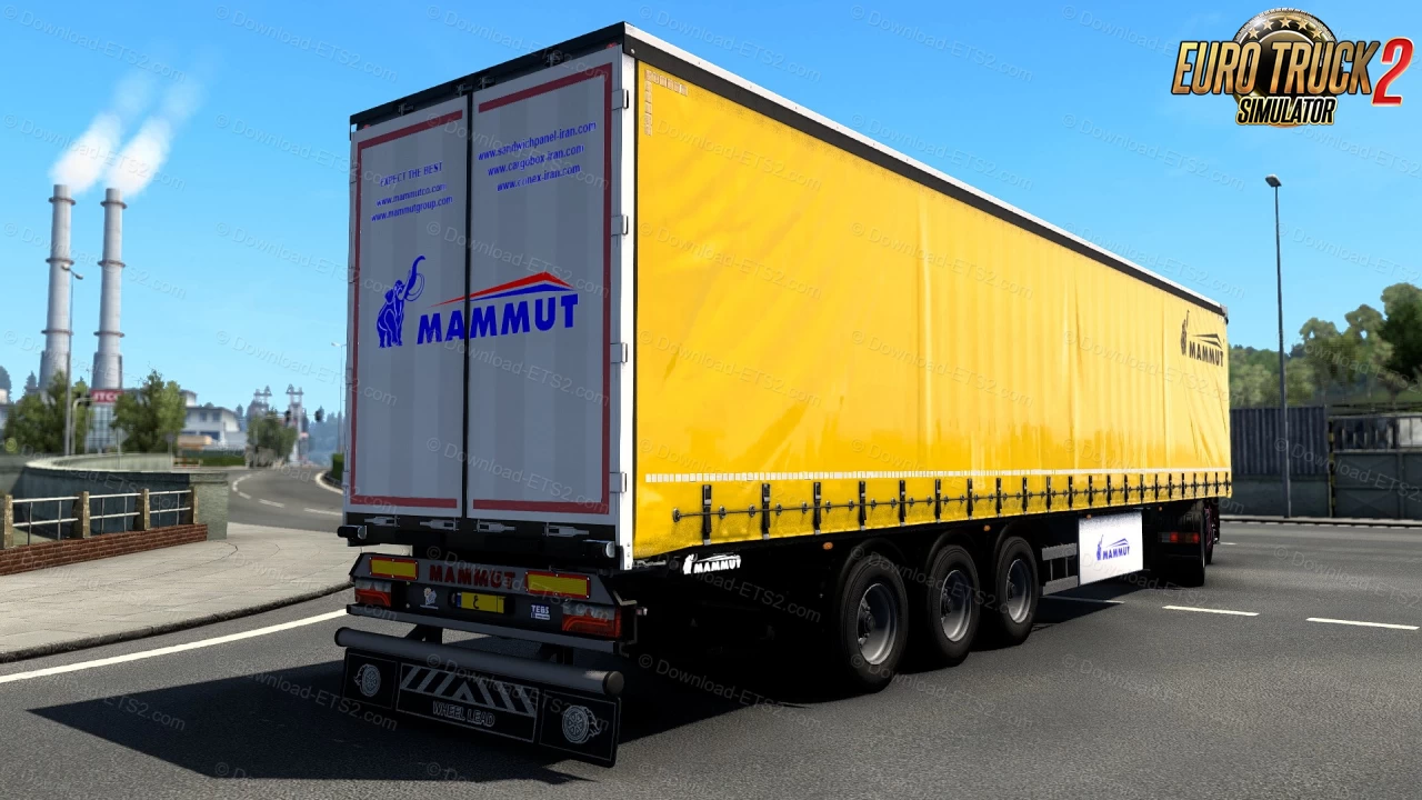 Mammut 3 Axles Curtain Side Semi Trailer v1.0 (1.40.x) for ETS2