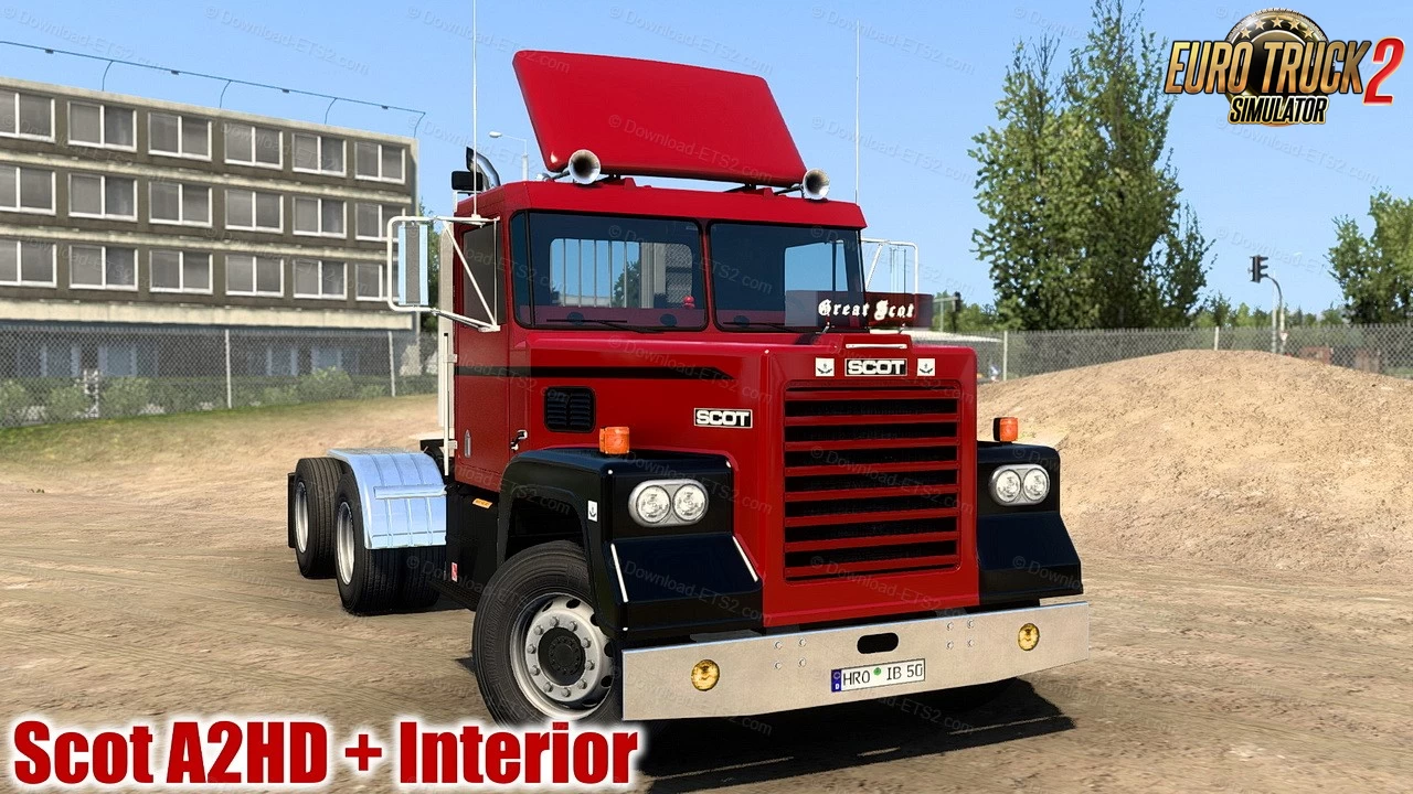 Scot A2HD + Interior v2.2.4 by Smarty (1.54.x) for ETS2