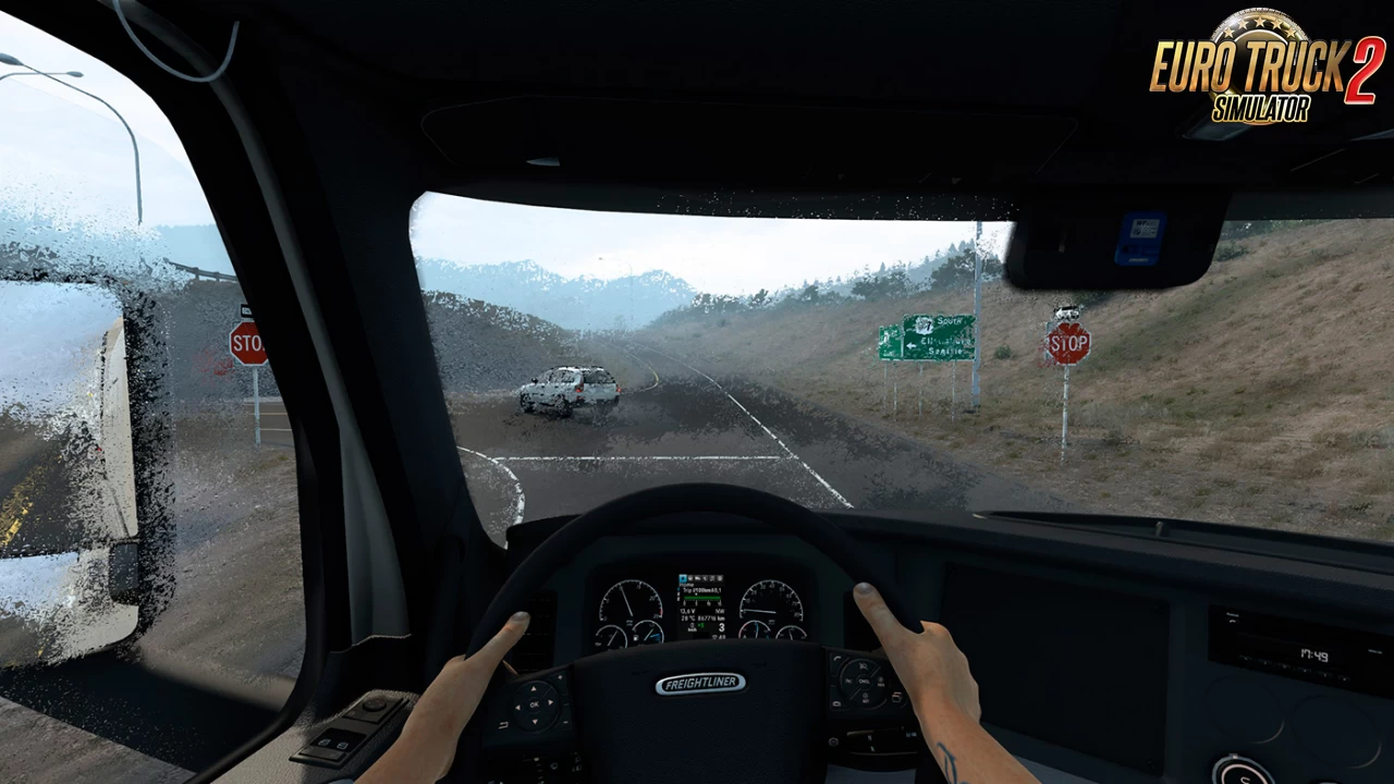 Cold Rain Mod v0.50 by Darkcaptain (1.58.x) for ETS2