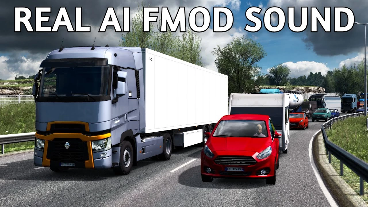 Real Ai Traffic FMOD Engine Sounds v1.44.b (1.44.x) for ETS2