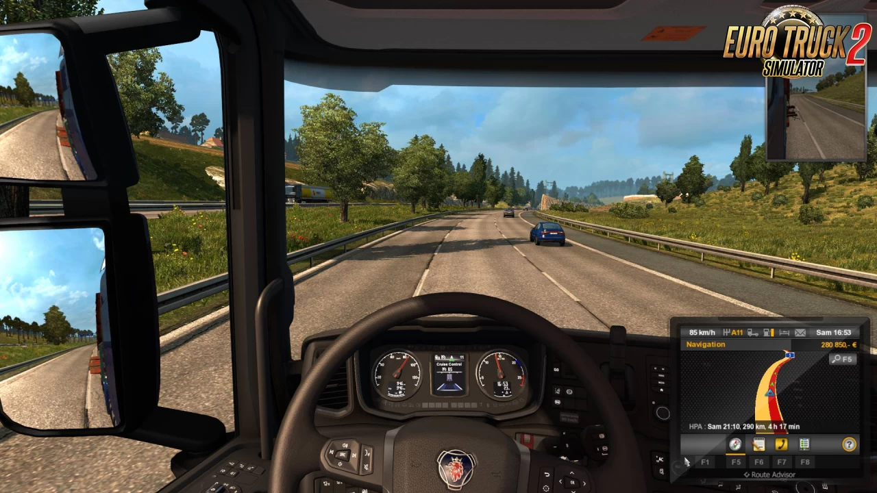 Scania S Dashboard Computer v1.8 by Piva (1.41.x) for ETS2