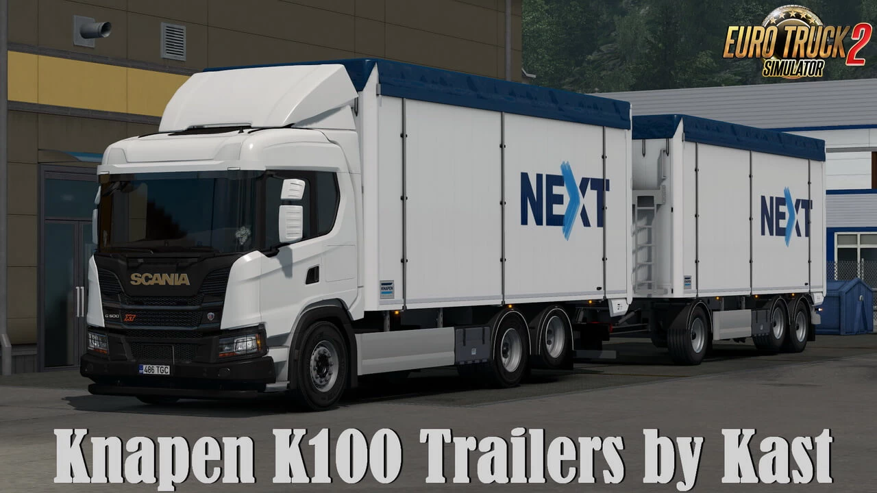 Knapen K100 Trailers v1.4.3 by Kast (1.44.x) for ETS2