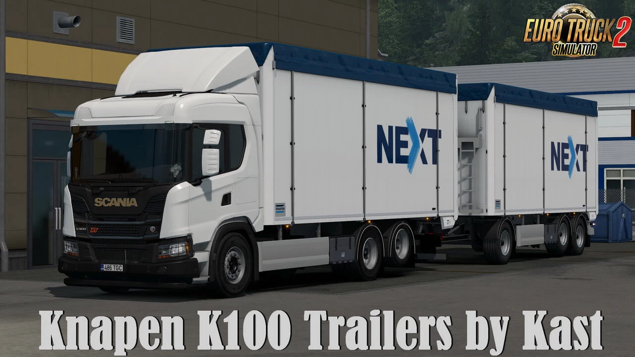 Knapen K100 Trailers v1.4.7 by Kast (1.50.x) for ETS2