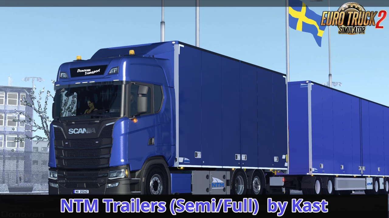 NTM Trailers (Semi/Full) v2.2.4 by Kast (1.44.x) for ETS2