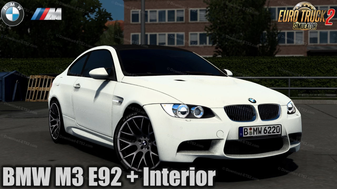 BMW M3 E92 + Interior v2.0 (1.40.x) for ETS2