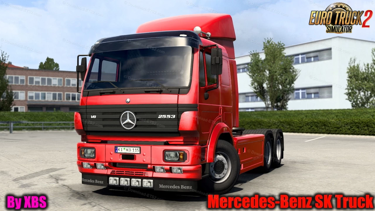 Mercedes-Benz SK Truck v1.5 by XBS (1.51.x) for ETS2