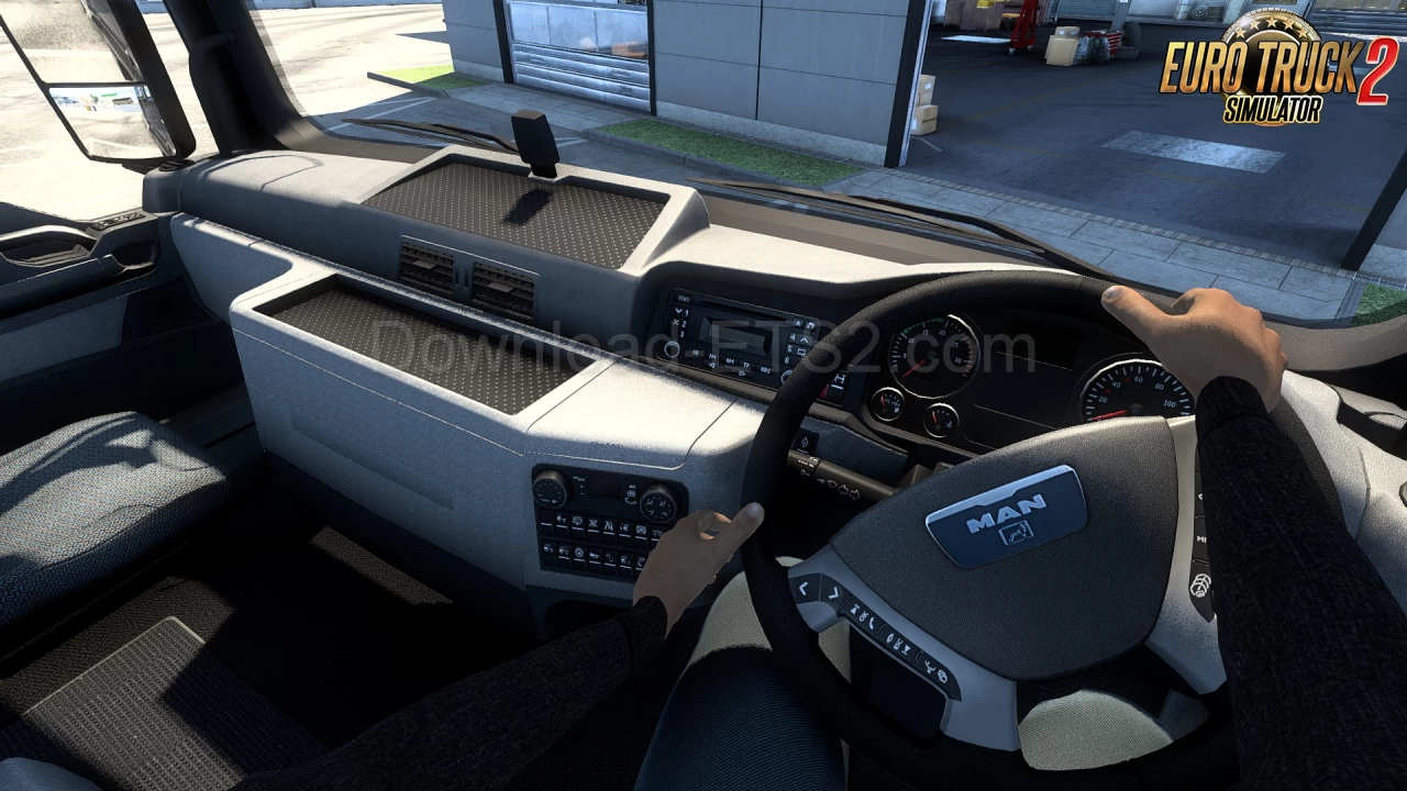 Animated Hands On Steering Wheel v1.15 (1.41.x) for ETS2