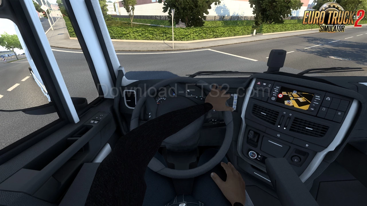 Animated Hands On Steering Wheel v1.15 (1.41.x) for ETS2