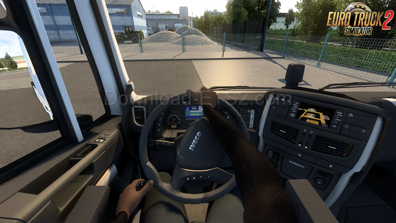 Animated Hands On Steering Wheel v1.15 (1.41.x) for ETS2