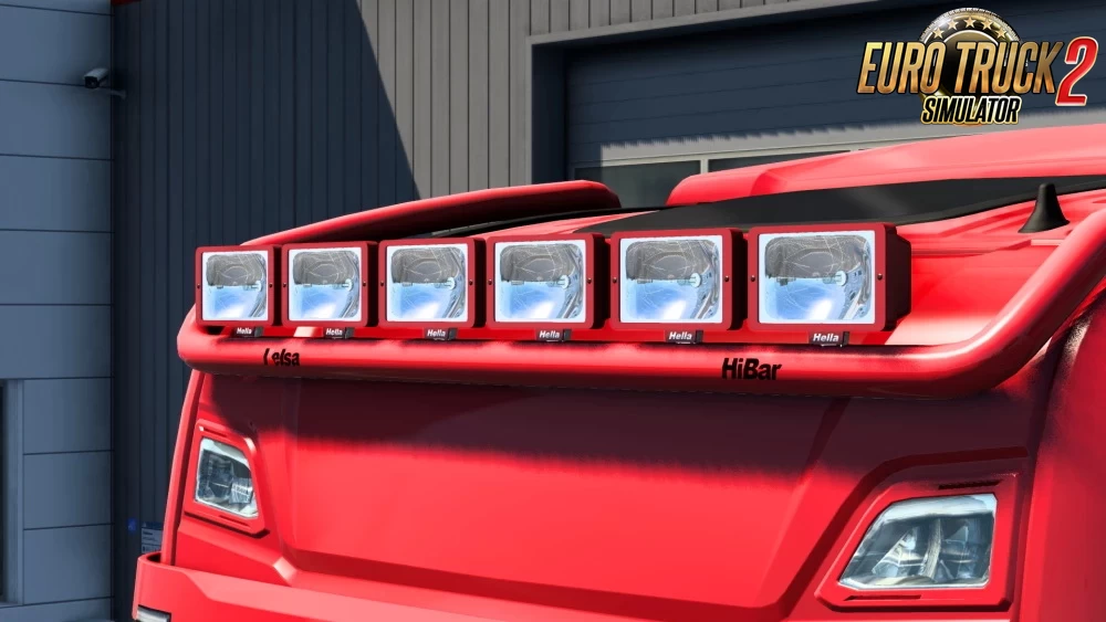 Hella Jumbo 220 Pack Lights v1.0 (1.40.x) for ETS2