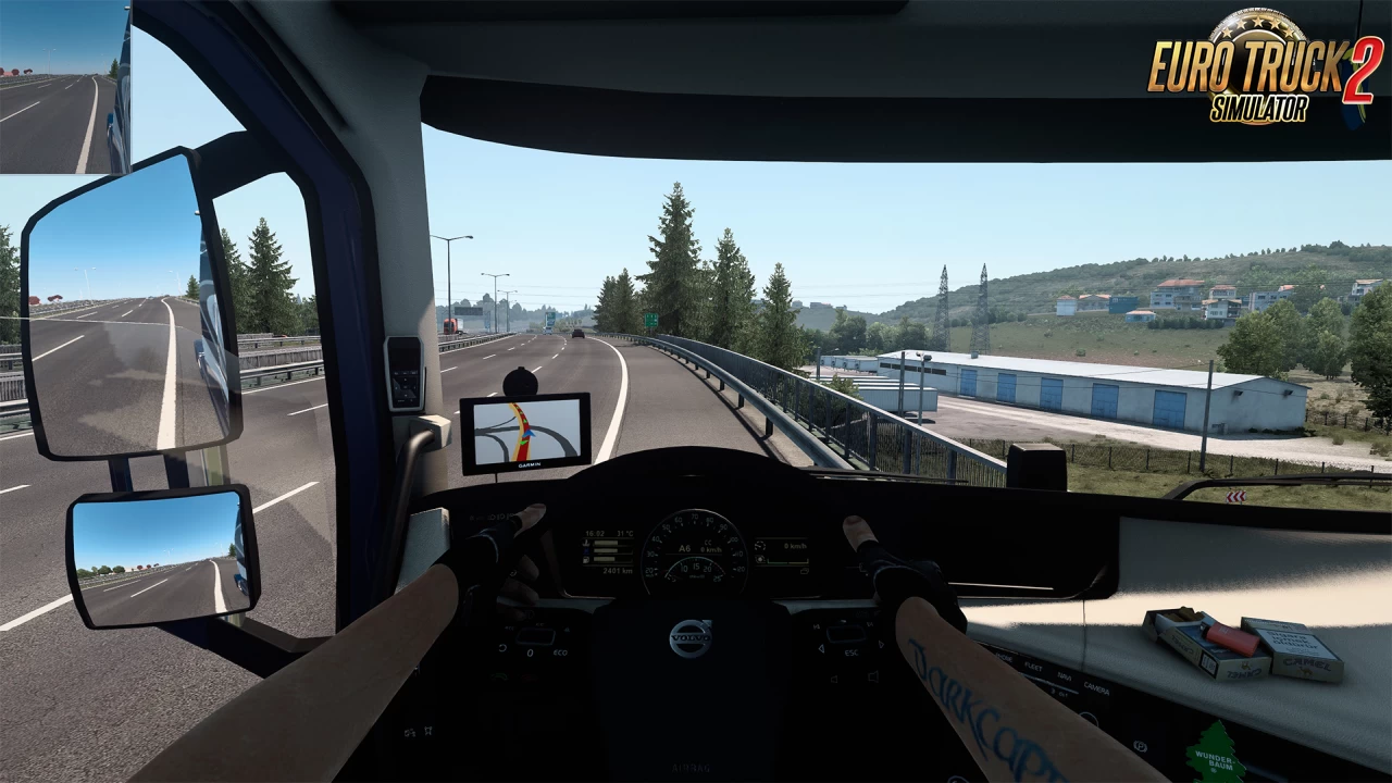 Top Corner & Small mirrors v2.0.2 (1.58.x) for ETS2