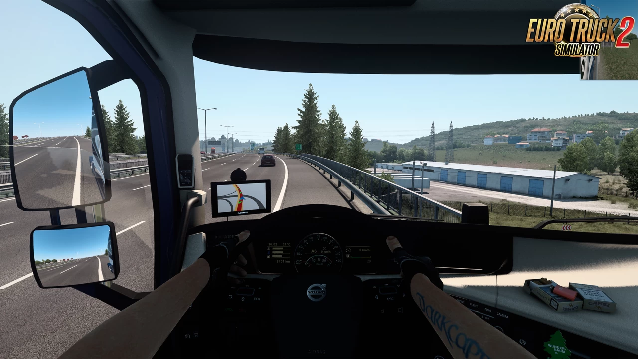 Top Corner & Small mirrors v2.0.2 (1.58.x) for ETS2