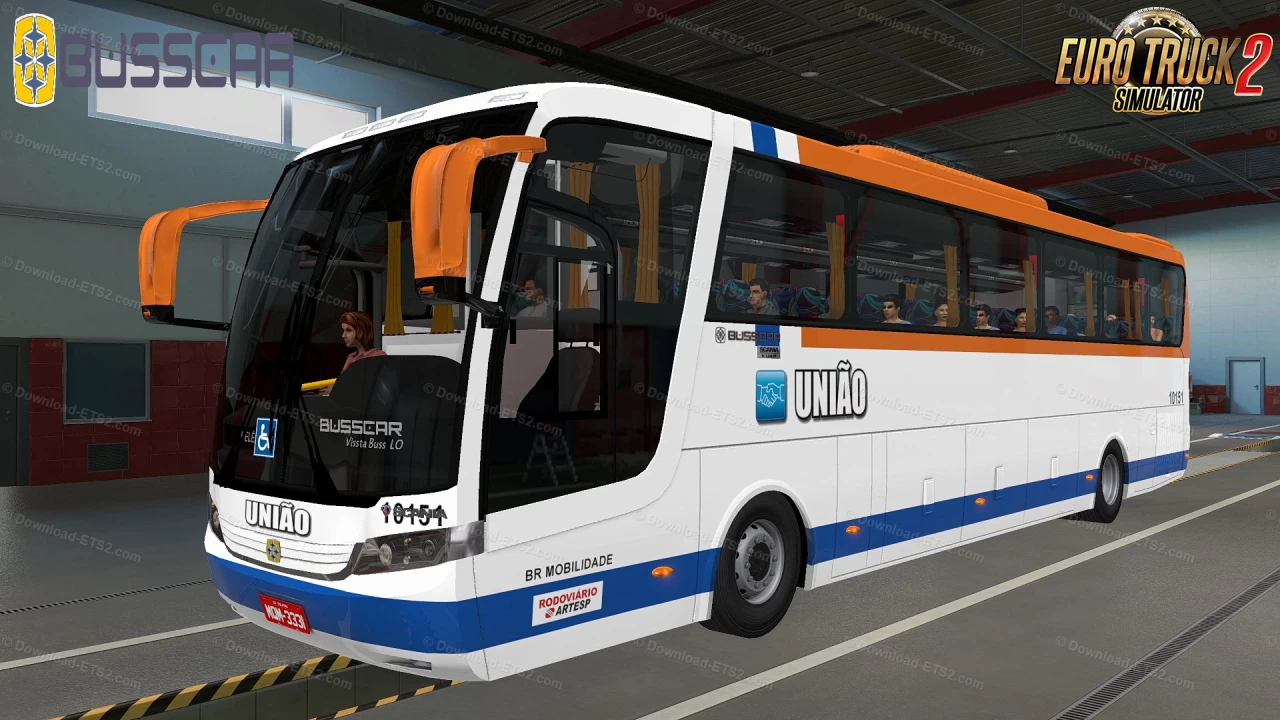Busscar Vissta Buss LO Scania 4x2 v1.2 (1.43.x) for ETS2