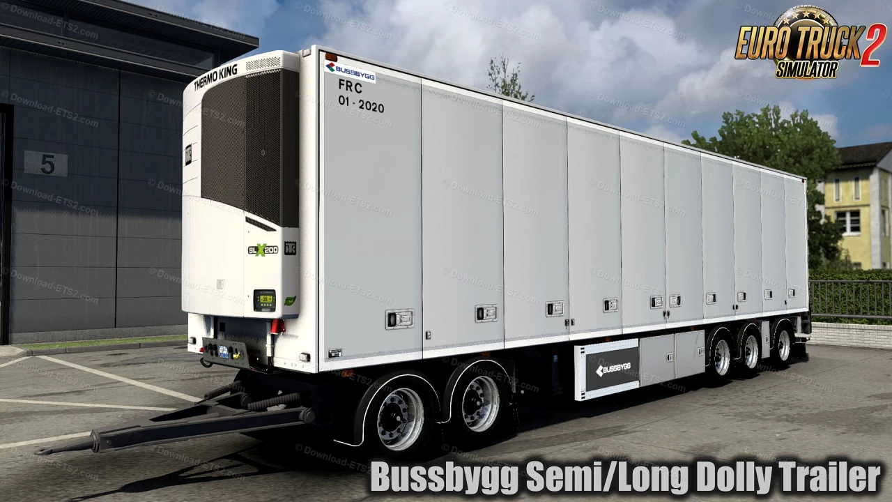 Bussbygg Semi/Long Dolly Trailer v2.1 (1.41.x) for ETS2