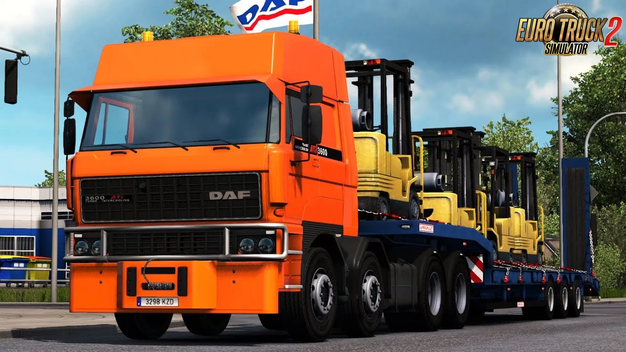 DAF F241 Series + Interior v1.7 by XBS (1.46.x) for ETS2