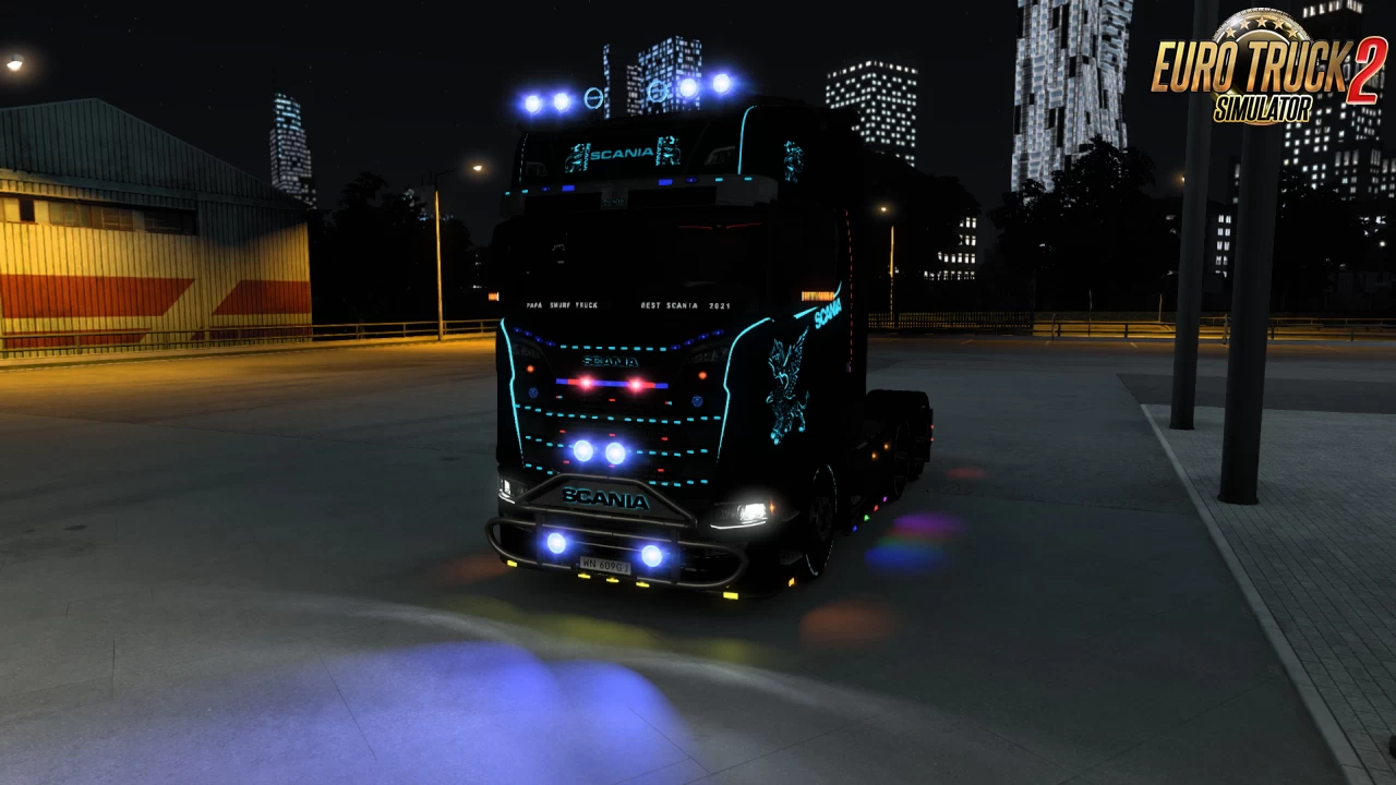 Scania LightPack and Lights Addon v4.1 (1.48.x) for ETS2