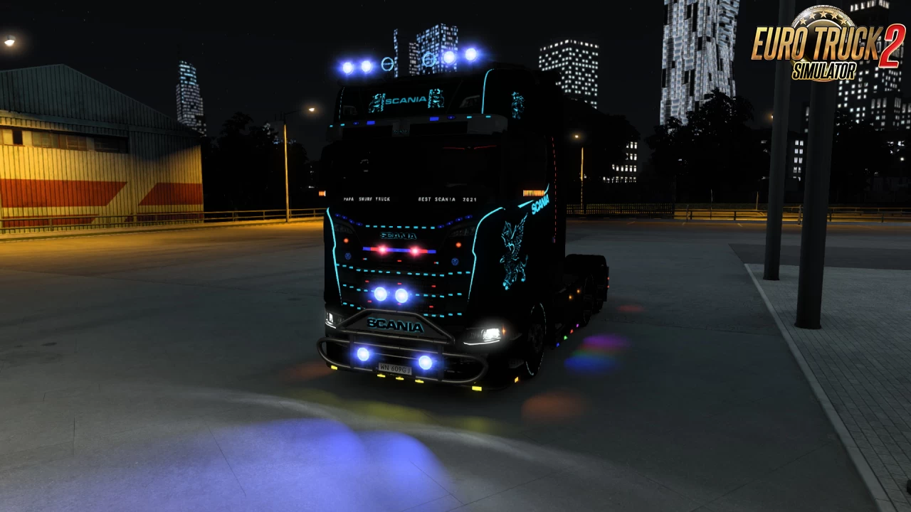 Scania LightPack and Lights Addon v4.5 (1.54.x) for ETS2