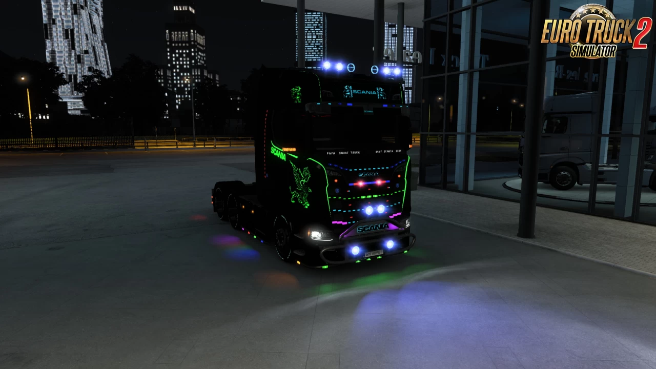Scania LightPack and Lights Addon v4.5 (1.54.x) for ETS2