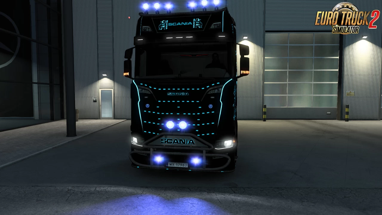 Scania LightPack and Lights Addon v4.5 (1.54.x) for ETS2