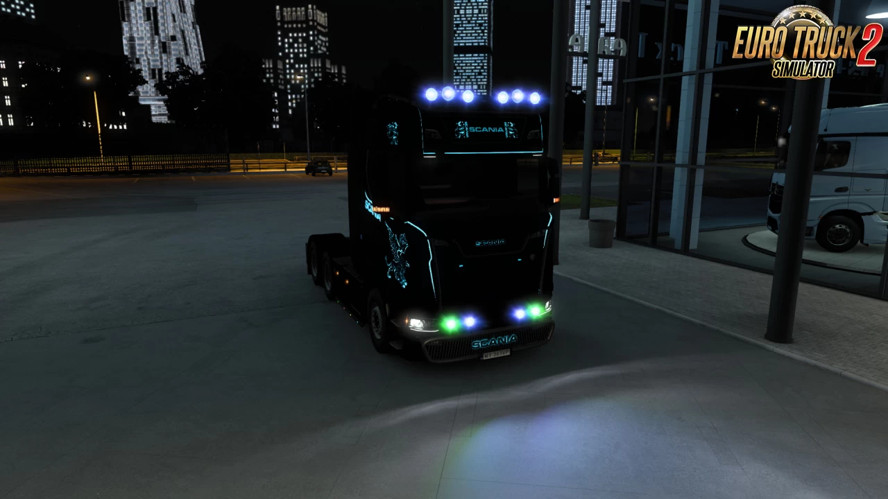 Scania LightPack and Lights Addon v4.5 (1.54.x) for ETS2