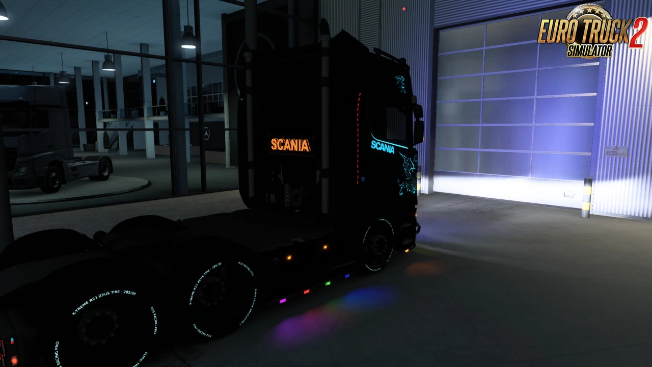 Scania LightPack and Lights Addon v4.1 (1.48.x) for ETS2