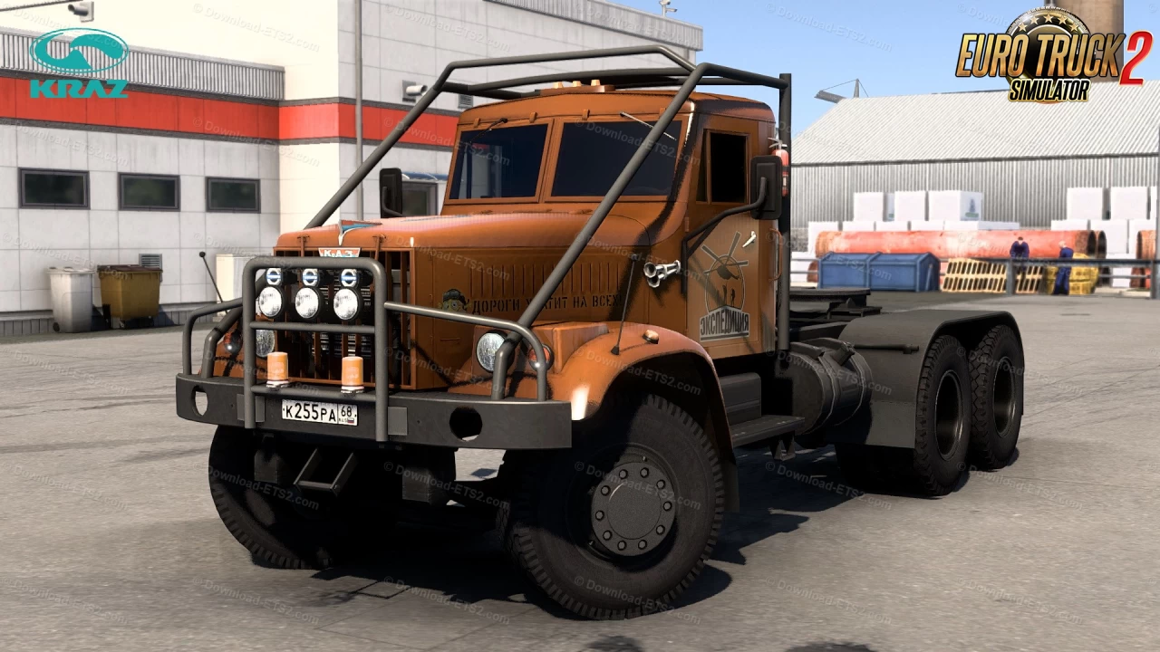KrAZ 255 - 258 Truck + Interior v1.7 (1.54.x) for ETS2