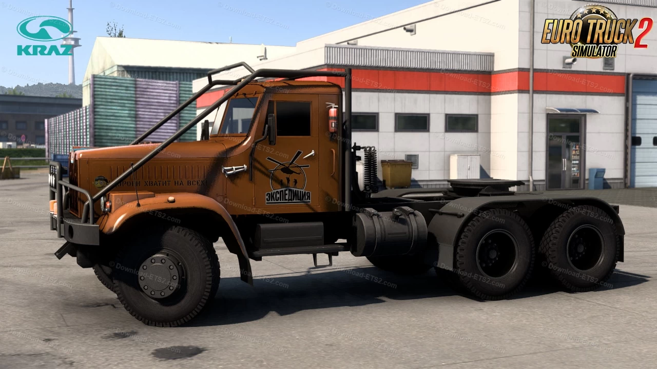 KrAZ 255 - 258 Truck + Interior v1.7 (1.54.x) for ETS2