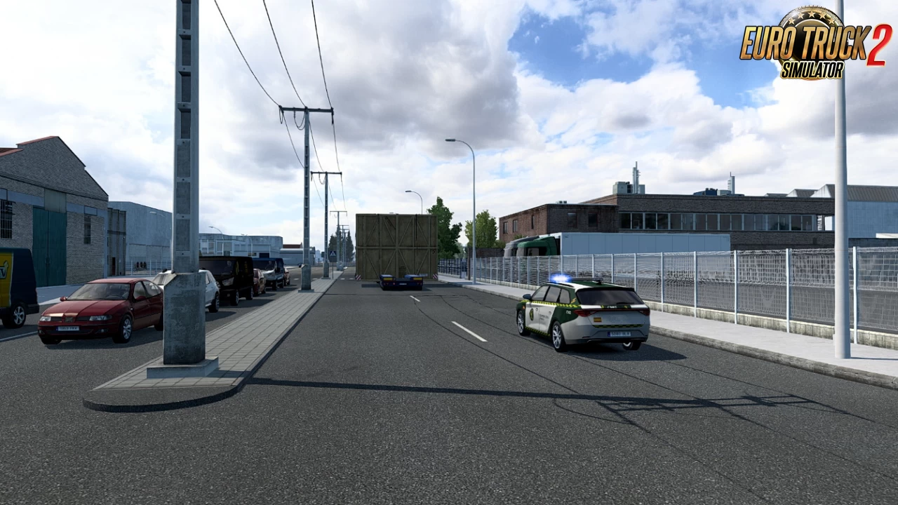 Special Transport Escort Police Mod v1.2.1 (1.40.x) for ETS2