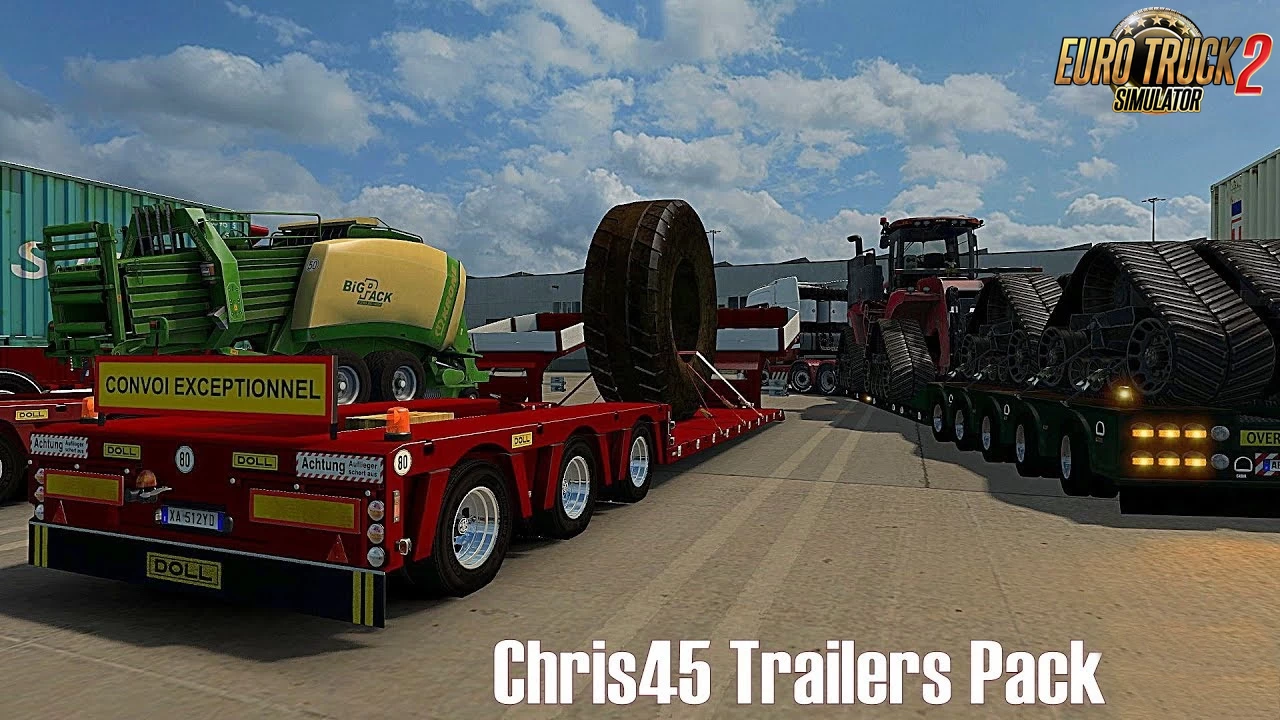 Chris45 Trailers Pack v9.16.1 (1.40.x) for ETS2