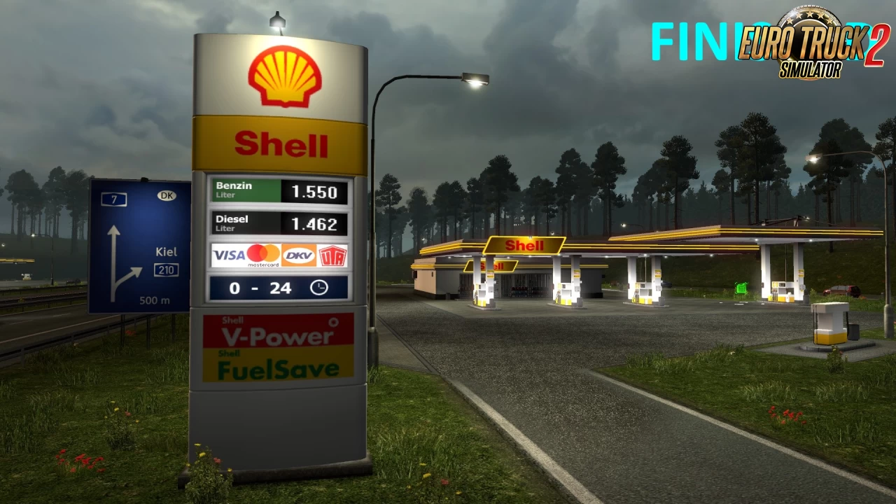 Real European Gas Stations Reloaded v2.7 (1.50.x) for ETS2