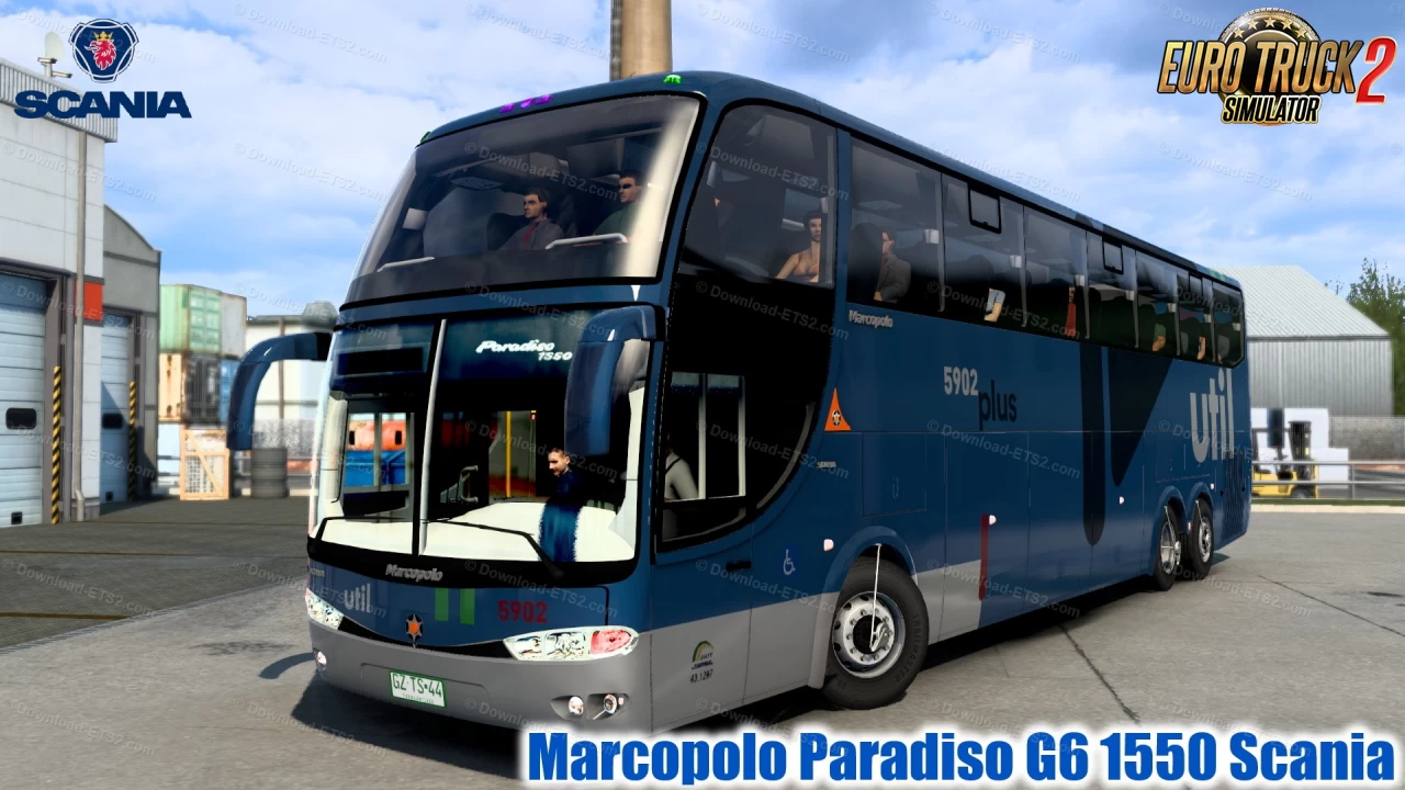 Marcopolo Paradiso G6 1550 Scania + Interior v1.1 (1.40.x)