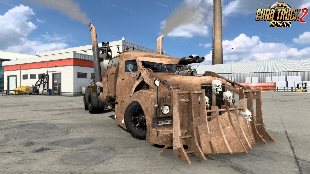 Scania 111s MADMAX Truck + Trailer v1.2 (1.49.x) for ETS2