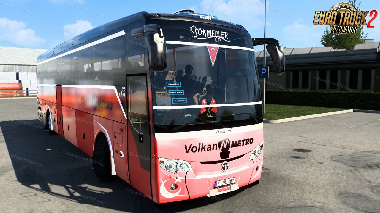 Temsa Safir Plus 2018 Bus + Interior v2.5 (1.40.x) for ETS2