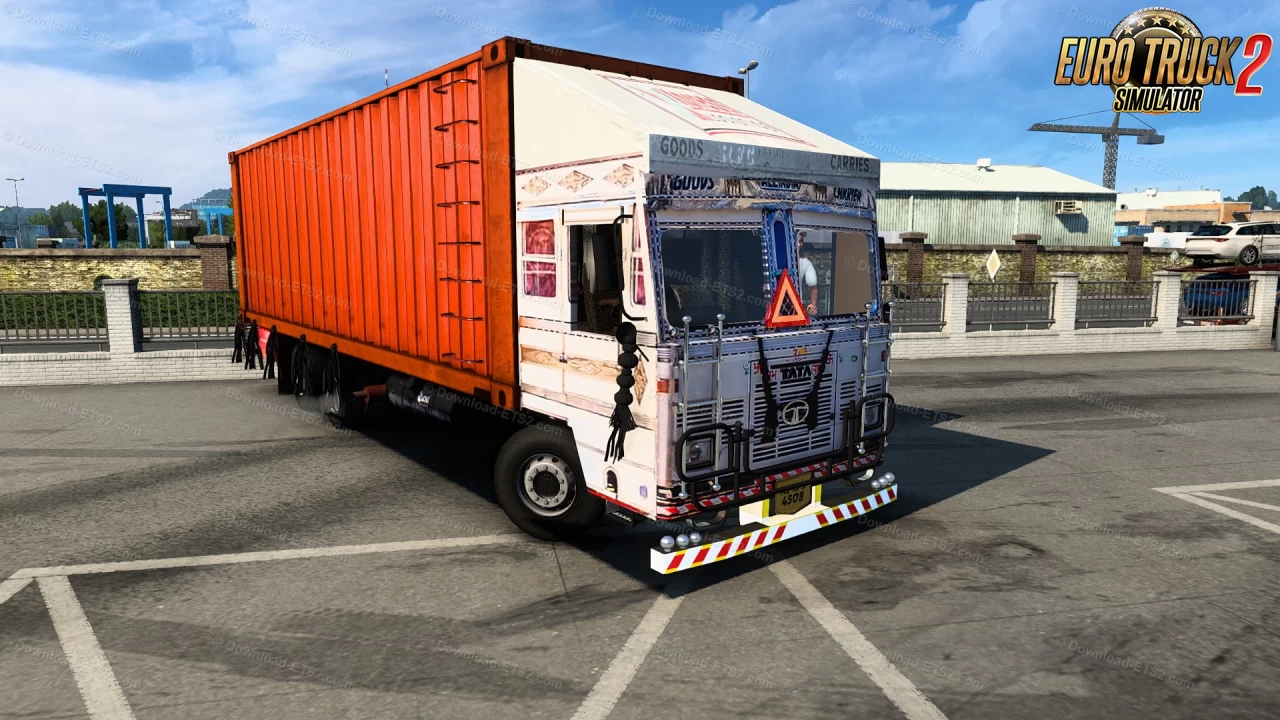 TATA 1615 Container Truck v2.3 (1.40.x) for ETS2