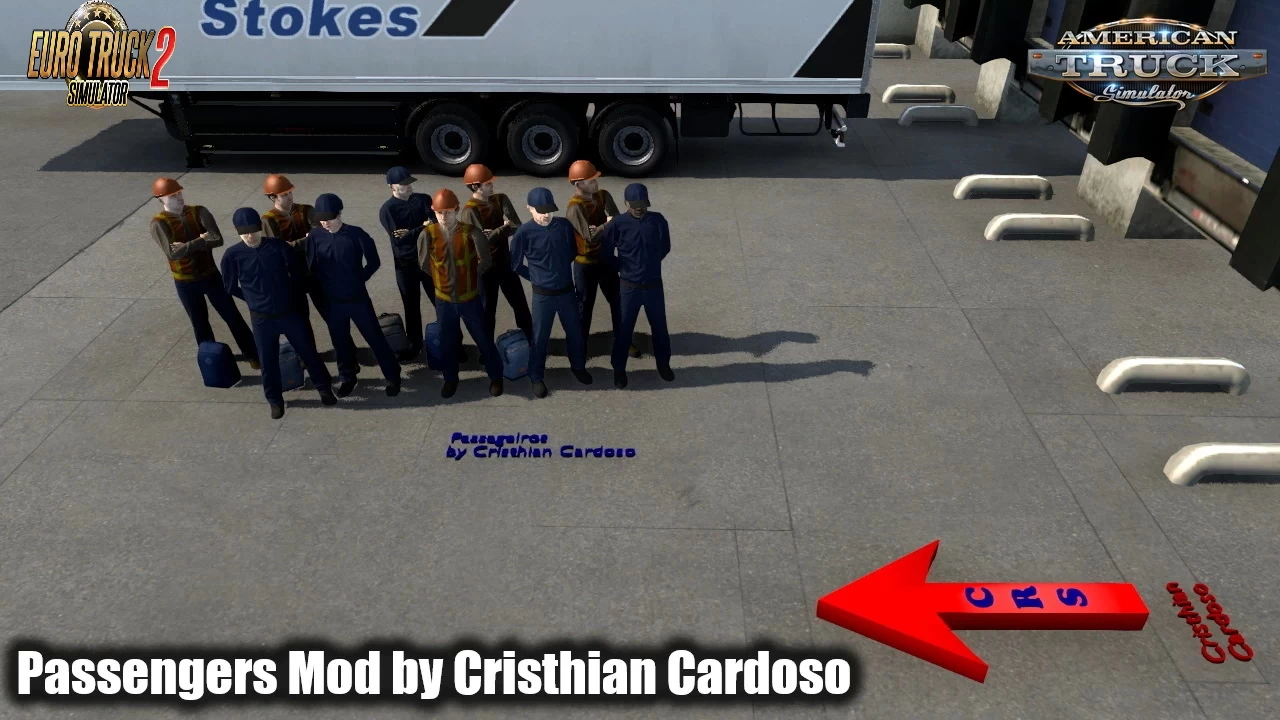 Passengers Mod v2.2 by Cristhian Cardoso (1.53.x) for ETS2