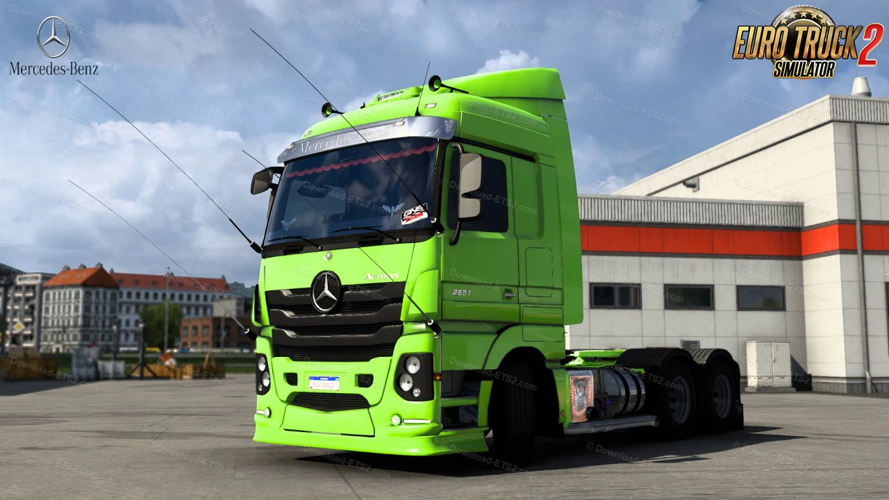 Mercedes Benz Actros 2651 Brazil v2.0 (1.53.x) for ETS2