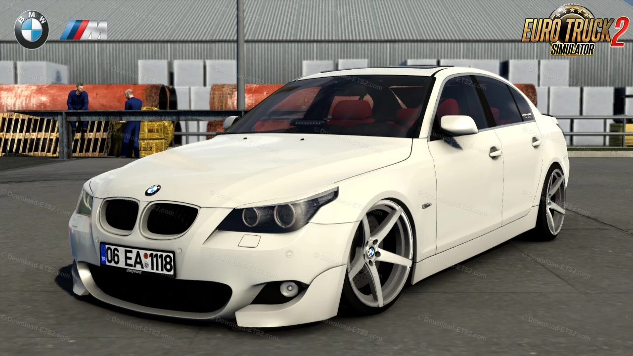 BMW 5-Series E60 M-Tech + Interior v2.0 (1.45.x) for ETS2