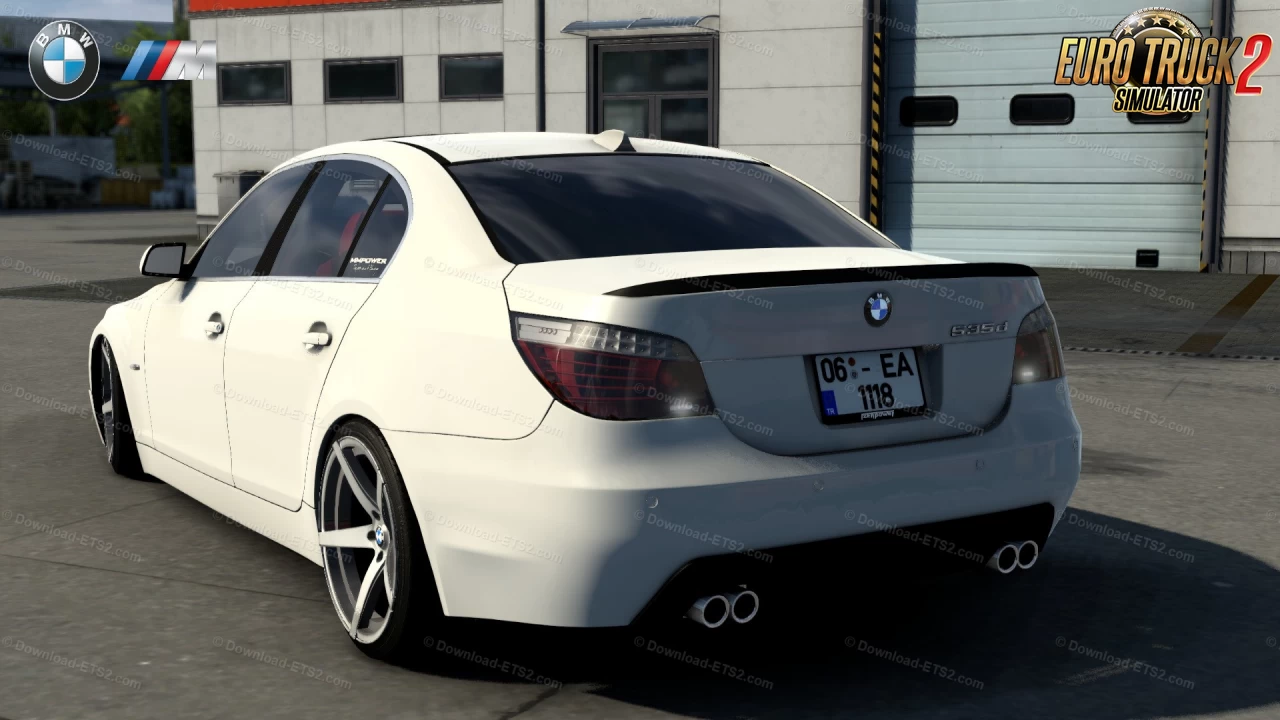 BMW 5-Series E60 M-Tech + Interior v2.0 (1.45.x) for ETS2