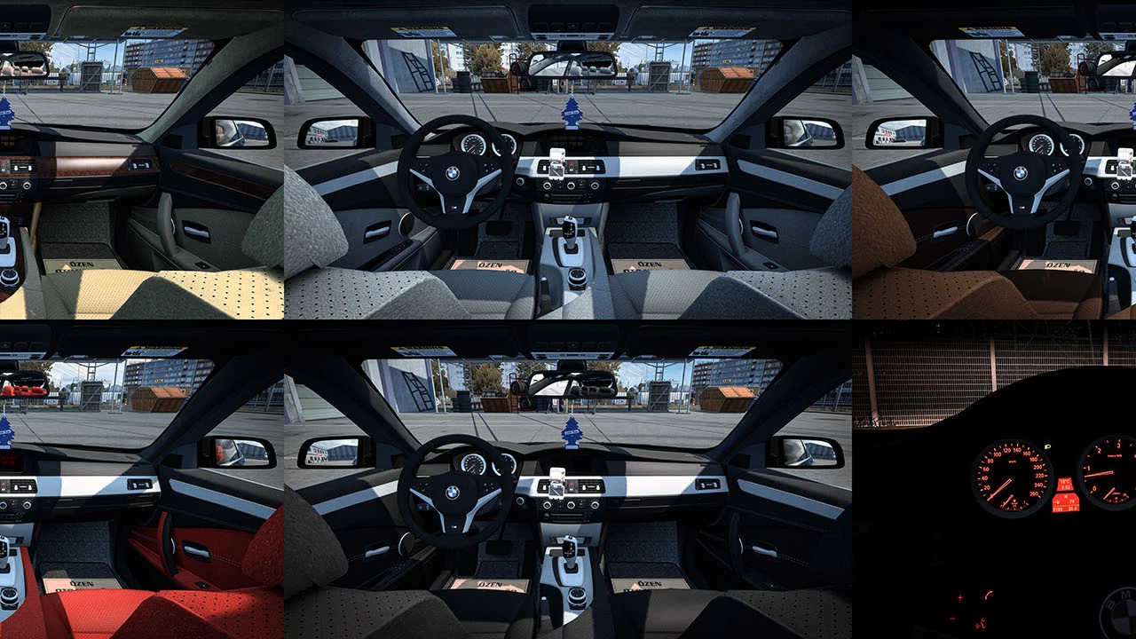 BMW 5-Series E60 M-Tech + Interior v2.0 (1.45.x) for ETS2