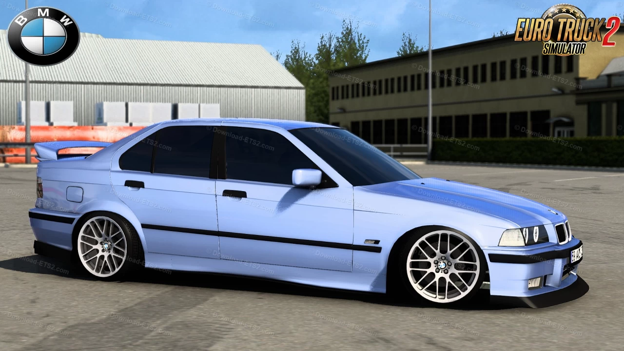 BMW 3 Series E36 Sedan + Interior v1.1 (1.43.x) for ETS2