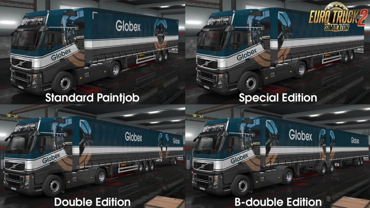 Globex Paintjob Pack v1.11.1 (1.44.x) for ETS2