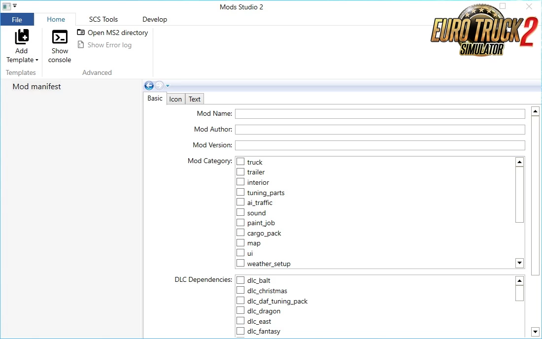 Mods Studio 2 Program Editor v2024.02 (1.50.x) for ETS2 and ATS
