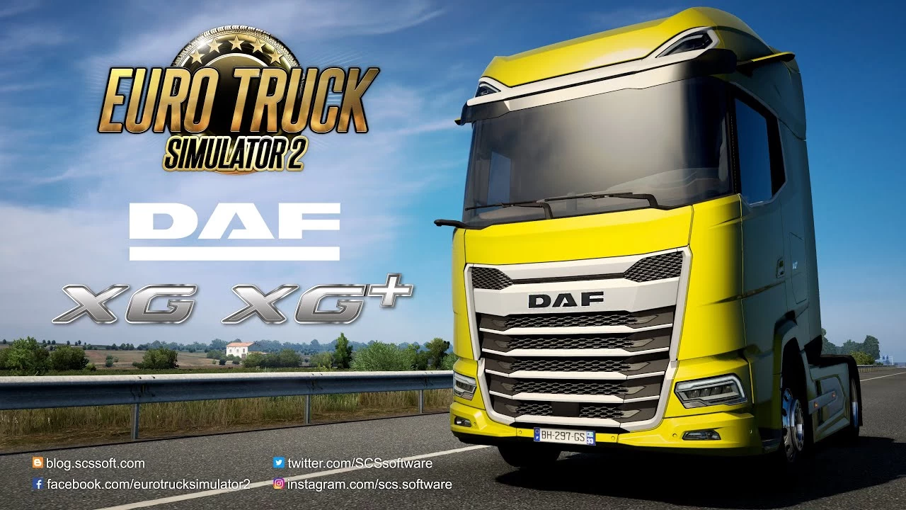 DAF XG and XG+ Truck Released by SCS Software for ETS2