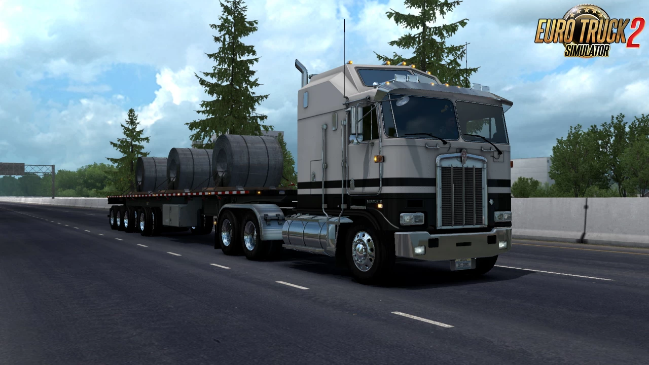 Kenworth K100-E + Interior v1.2.4 by Overfloater (1.49.x)