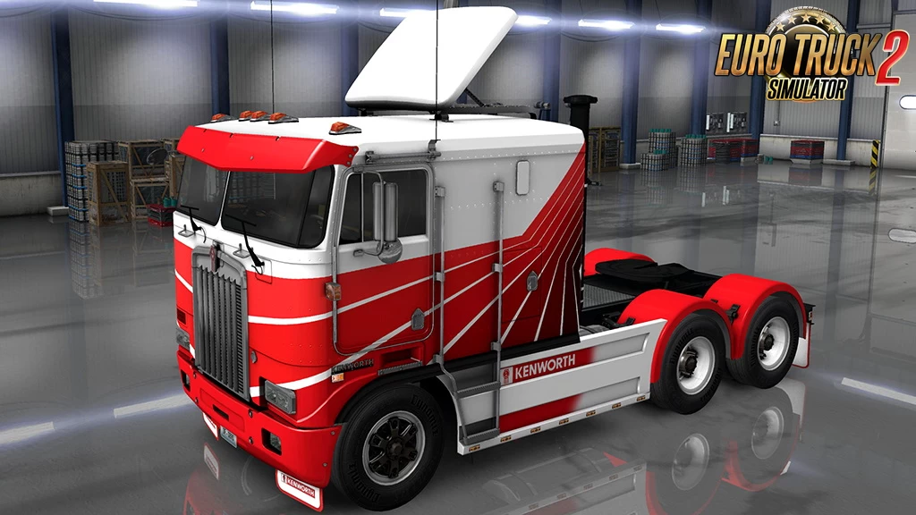 Kenworth K100-E + Interior v1.2.4 by Overfloater (1.49.x)